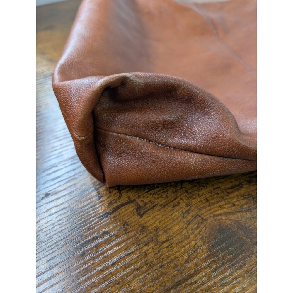 Fossil Charlotte Hobo Bag Brown Pebbled Leather Purse Adjustable Strap Brown - Picture 8 of 15